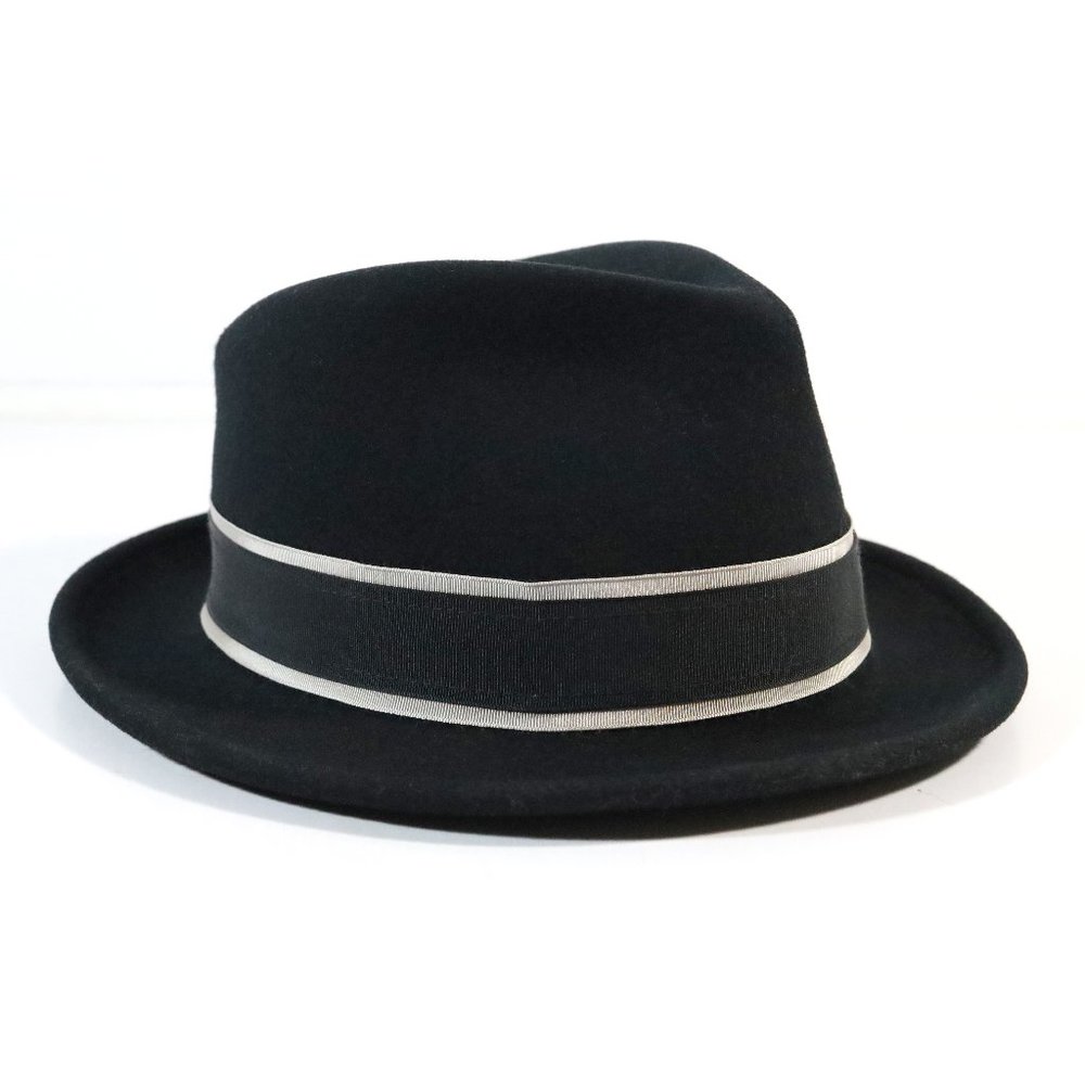 Paul Fredrick Men's Fedora - Black - Lite Felt - Medium